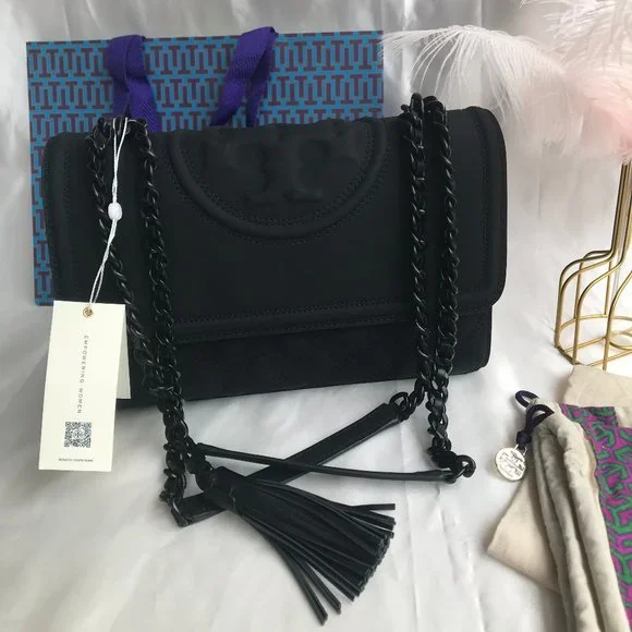 Tory Burch Large Fleming Matte Convertible Shoulder Bag New